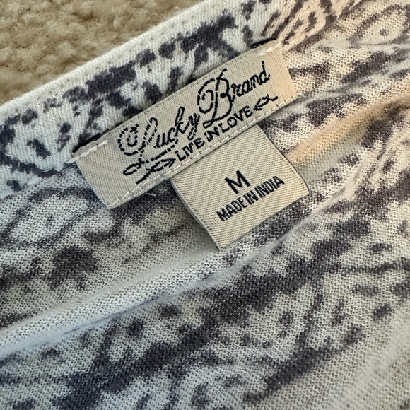 Lucky Brand Monochrome Knit Top - Picture 2 of 2